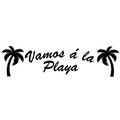 Vamos a la playa dekal