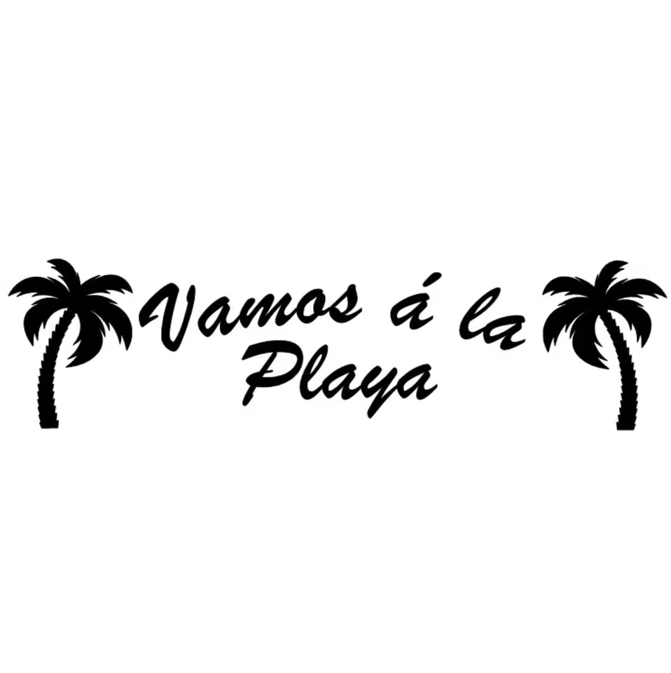 Vamos a la playa dekal