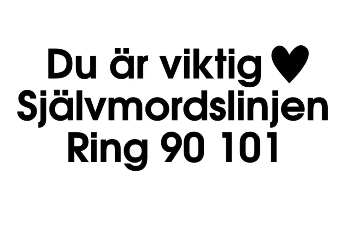 Du är viktig dekal