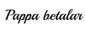 Pappa betalar dekal