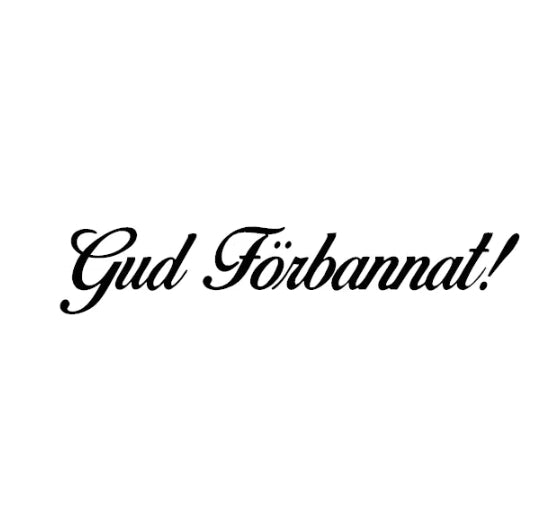gud förbannat